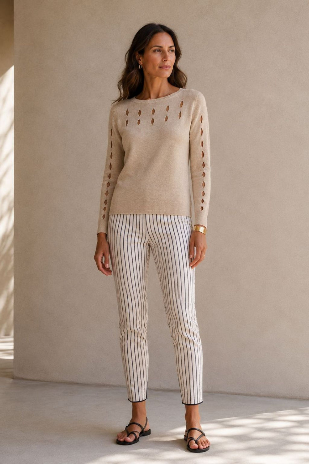 The Caserta 
Cut-out Top