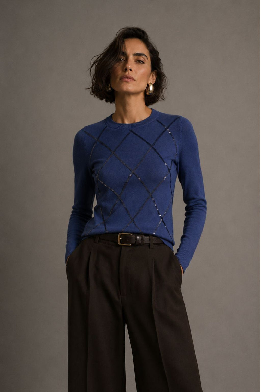 The Mayfair Argyle Sweater