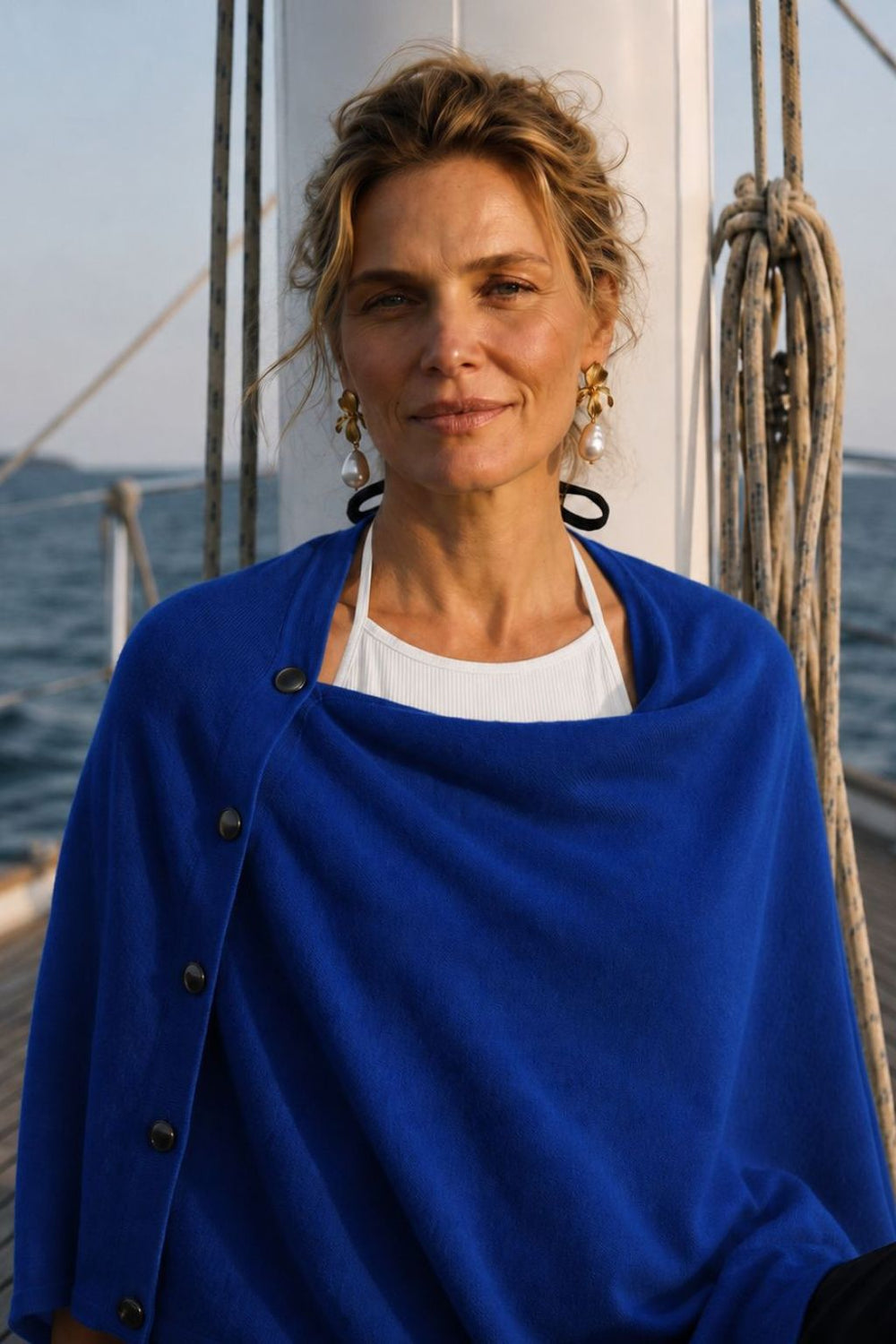 The Luzern Side-Button Poncho