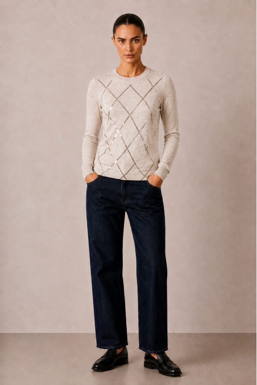 The Mayfair Argyle Sweater